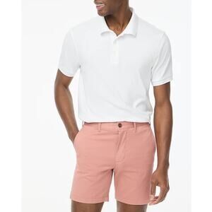 NWT J.Crew 7” Flex Chino Short In Feathered Rose Size 38